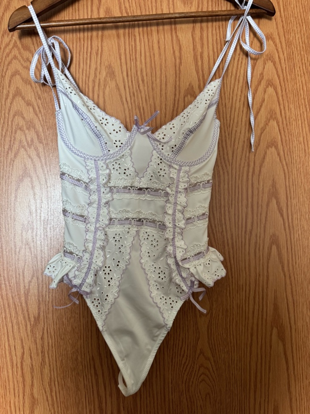NWT For Love and Lemons Eyelet Teddy